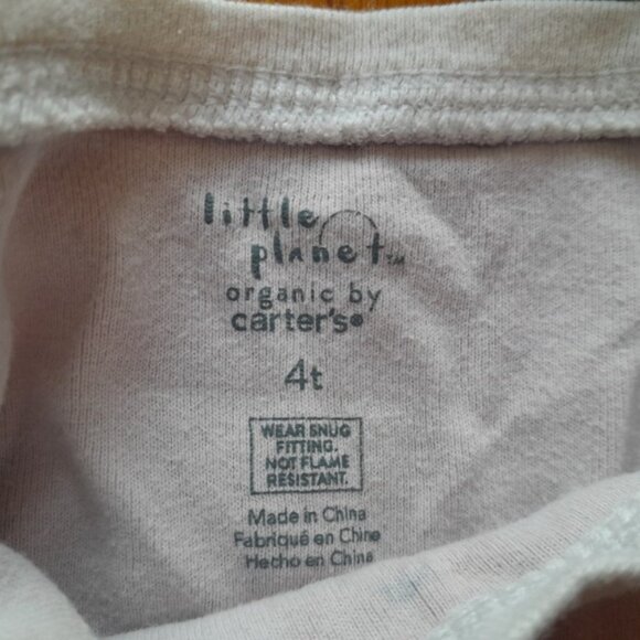 Carters Organic Pajamas 4T - Picture 7 of 11